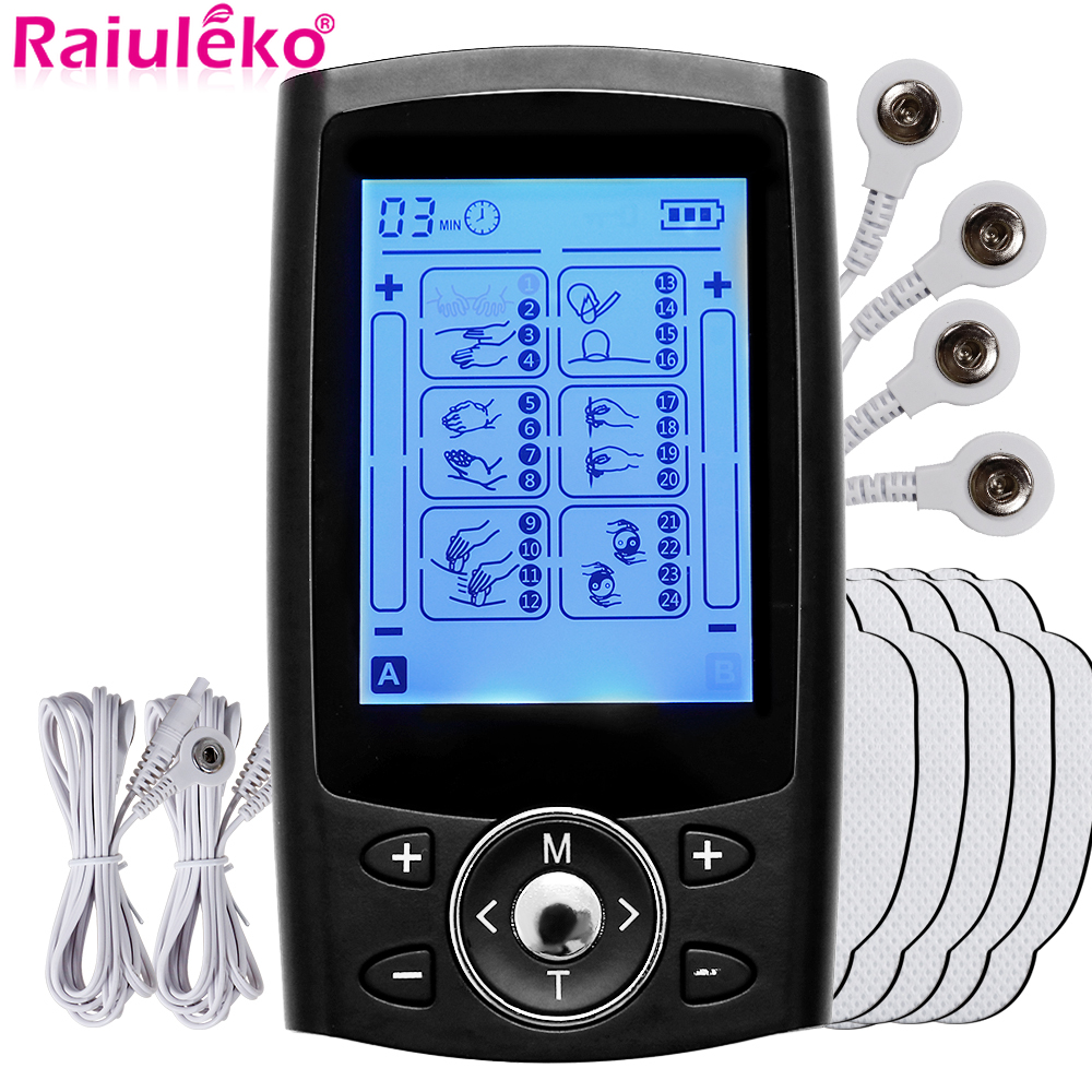 Tens Pain Relief Unit - 24 Modes Tens Massager EMS Muscle