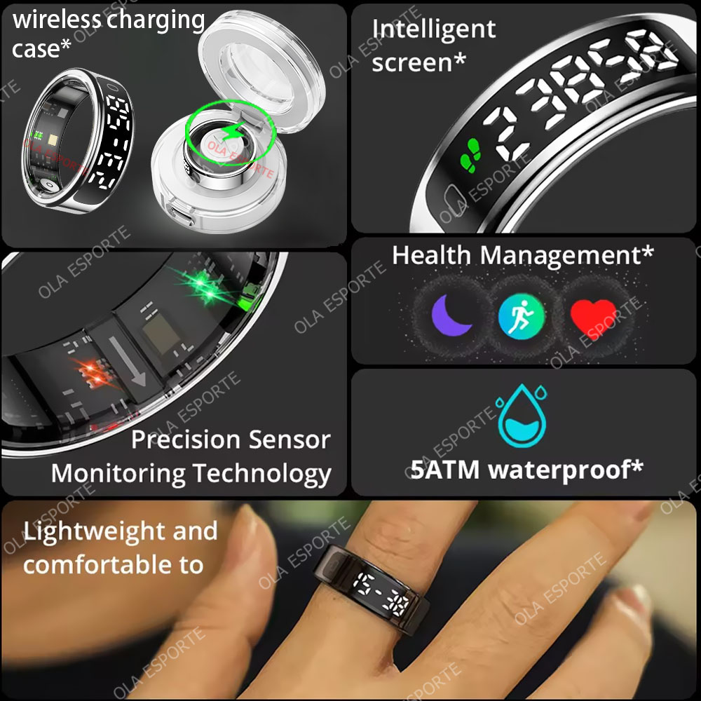 R13 Smart Ring with Display Sc - Blood Oxygen Monitor incelemesi ve fiyatı