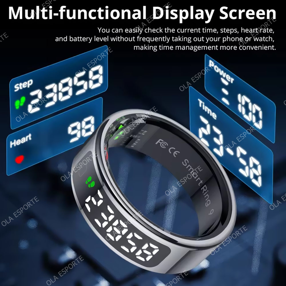 R13 Smart Ring with Display Sc - Blood Oxygen Monitor incelemesi ve fiyatı