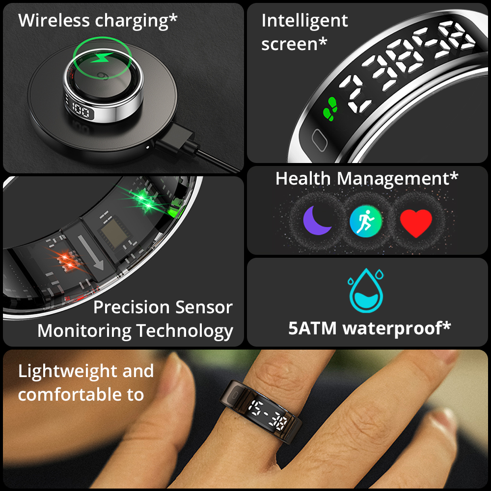 COLMI R12 Smart Ring with Disp - Blood Oxygen Monitor incelemesi ve fiyatı