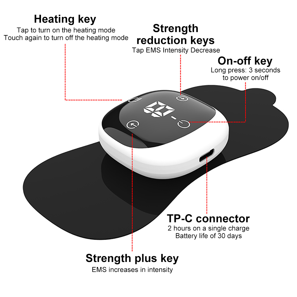 Wireless Ems Muscle Stimulator - Tens Pain Relief Unit incelemesi ve fiyatı