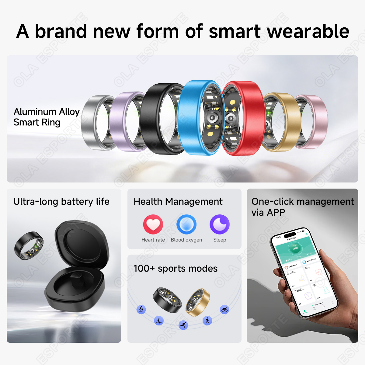 New Smart Ring Men Women, Hear - Blood Oxygen Monitor incelemesi ve fiyatı