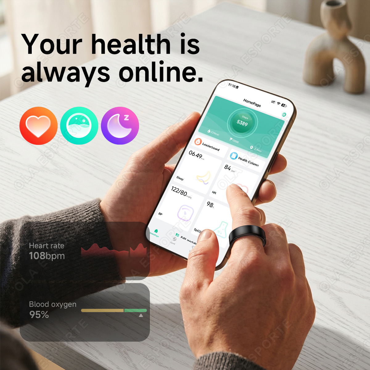 New Smart Ring Men Women, Hear - Blood Oxygen Monitor incelemesi ve fiyatı