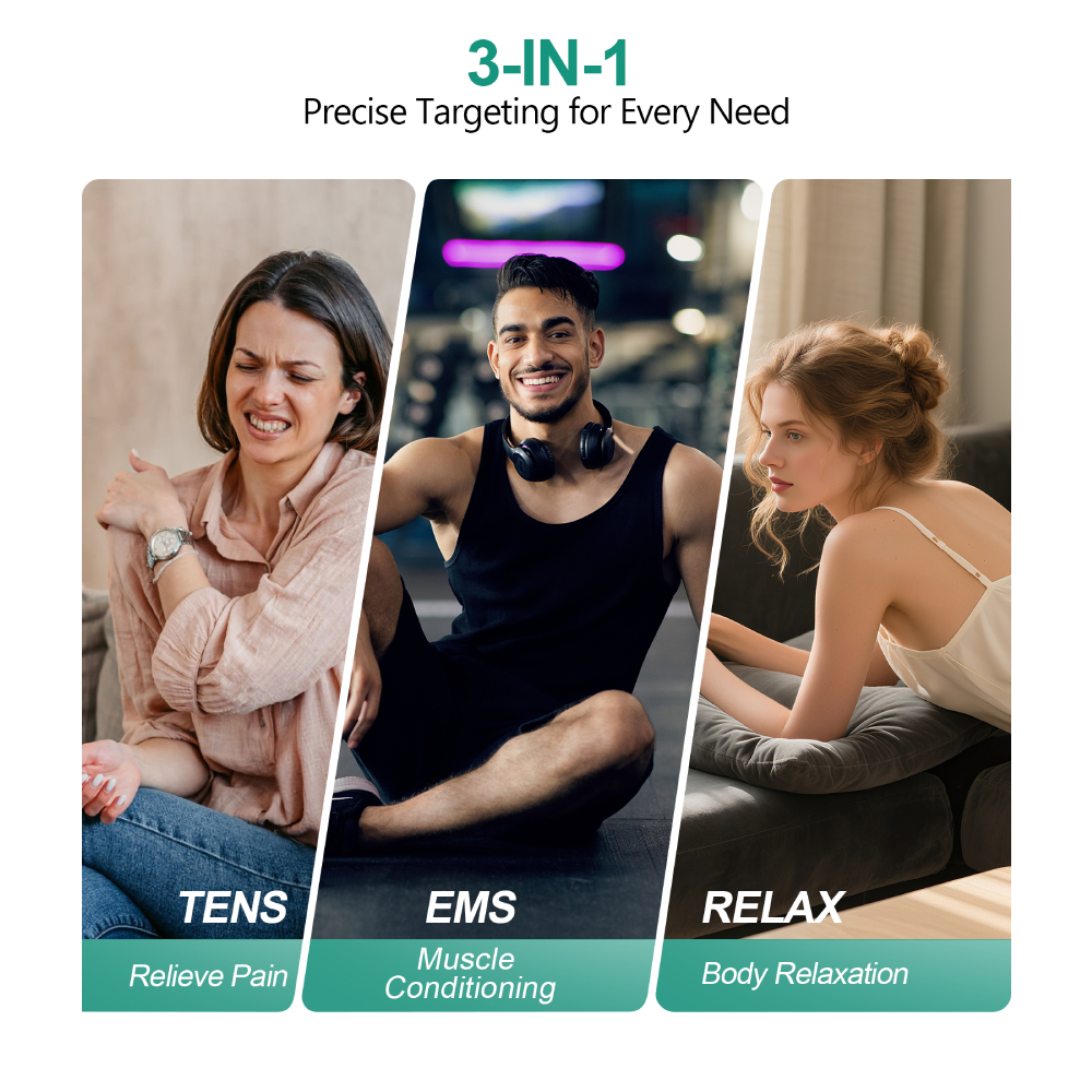3-in-1 TENS EMS Unit Wireless, - Tens Pain Relief Unit incelemesi ve fiyatı