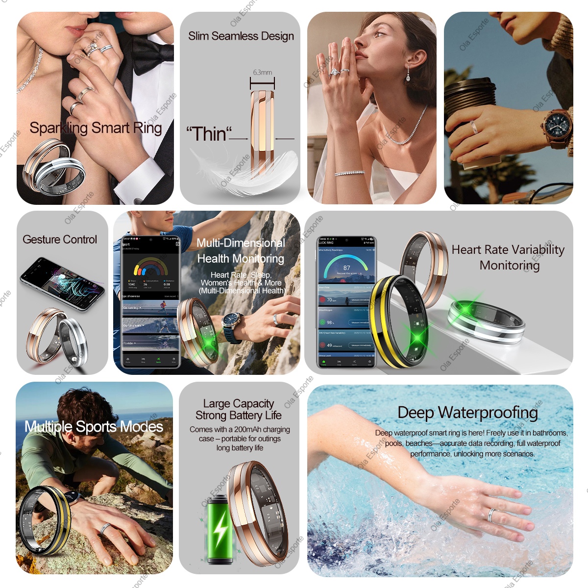 New Smart Ring Female Health T - Blood Oxygen Monitor incelemesi ve fiyatı