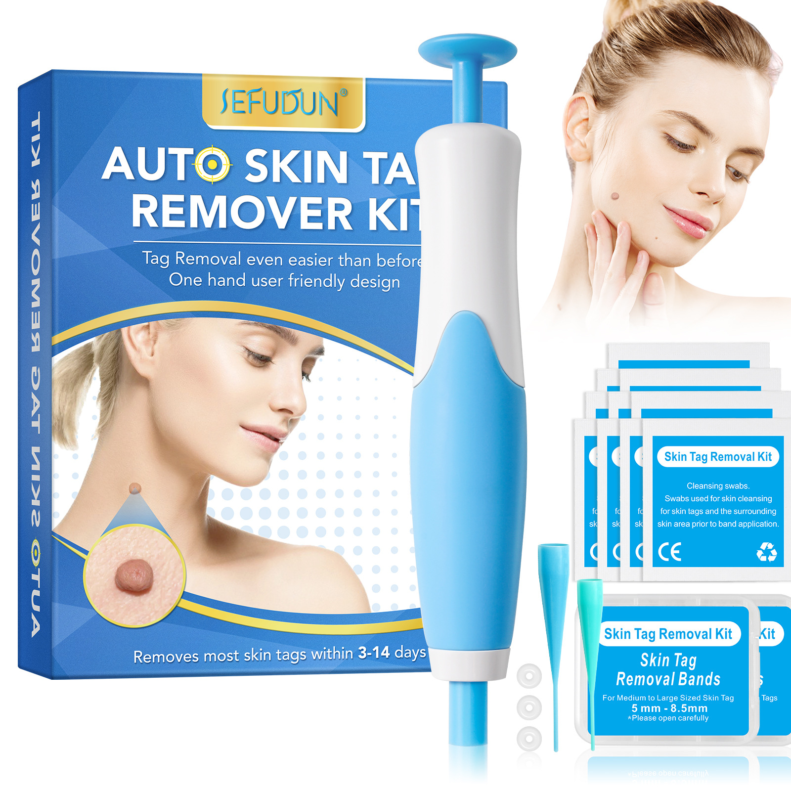 2-IN-1 Auto Skin Tag Removal T - Acne Light Therapy Pen incelemesi ve fiyatı