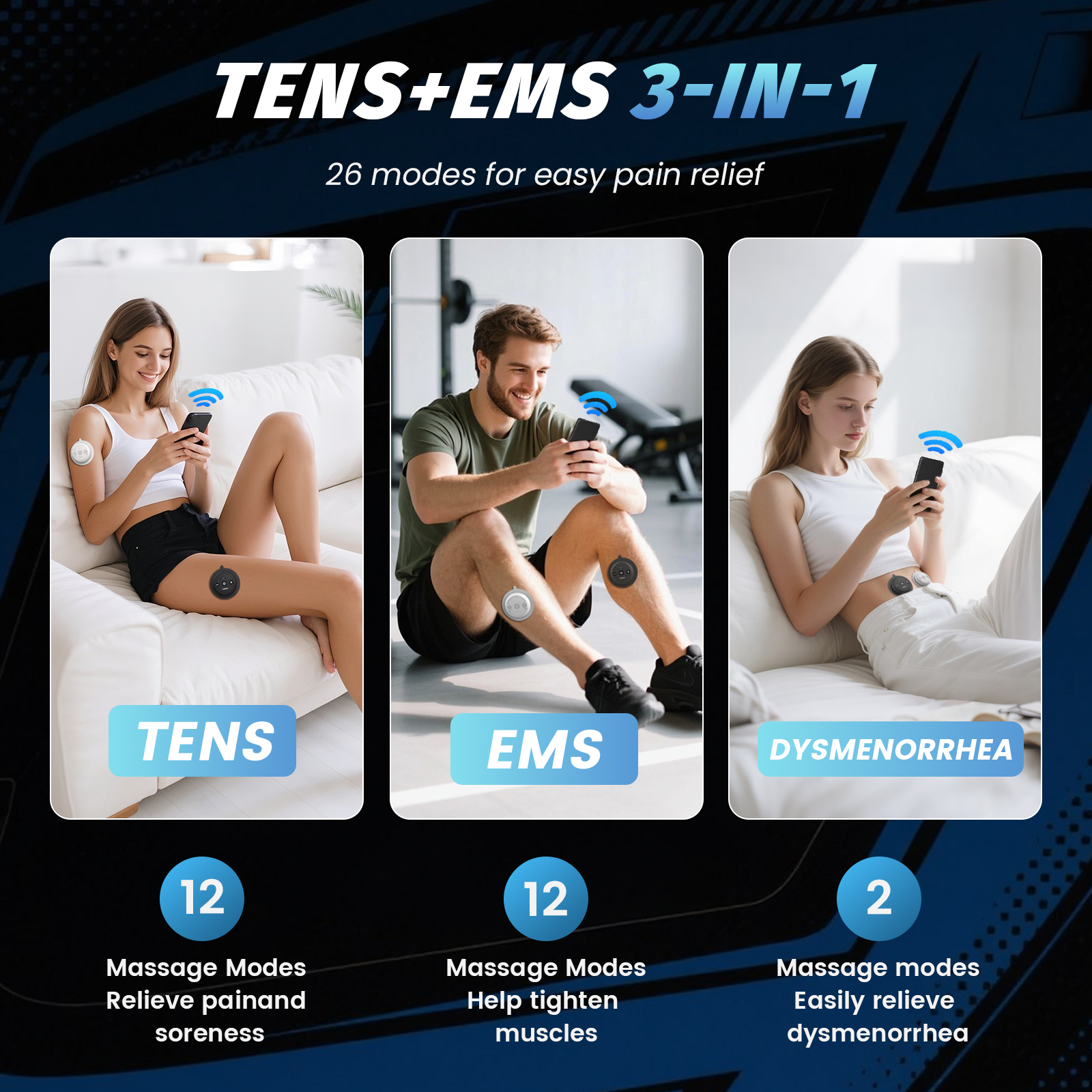 Wholesale One Two Hosts 3 1 Pr - Tens Pain Relief Unit incelemesi ve fiyatı