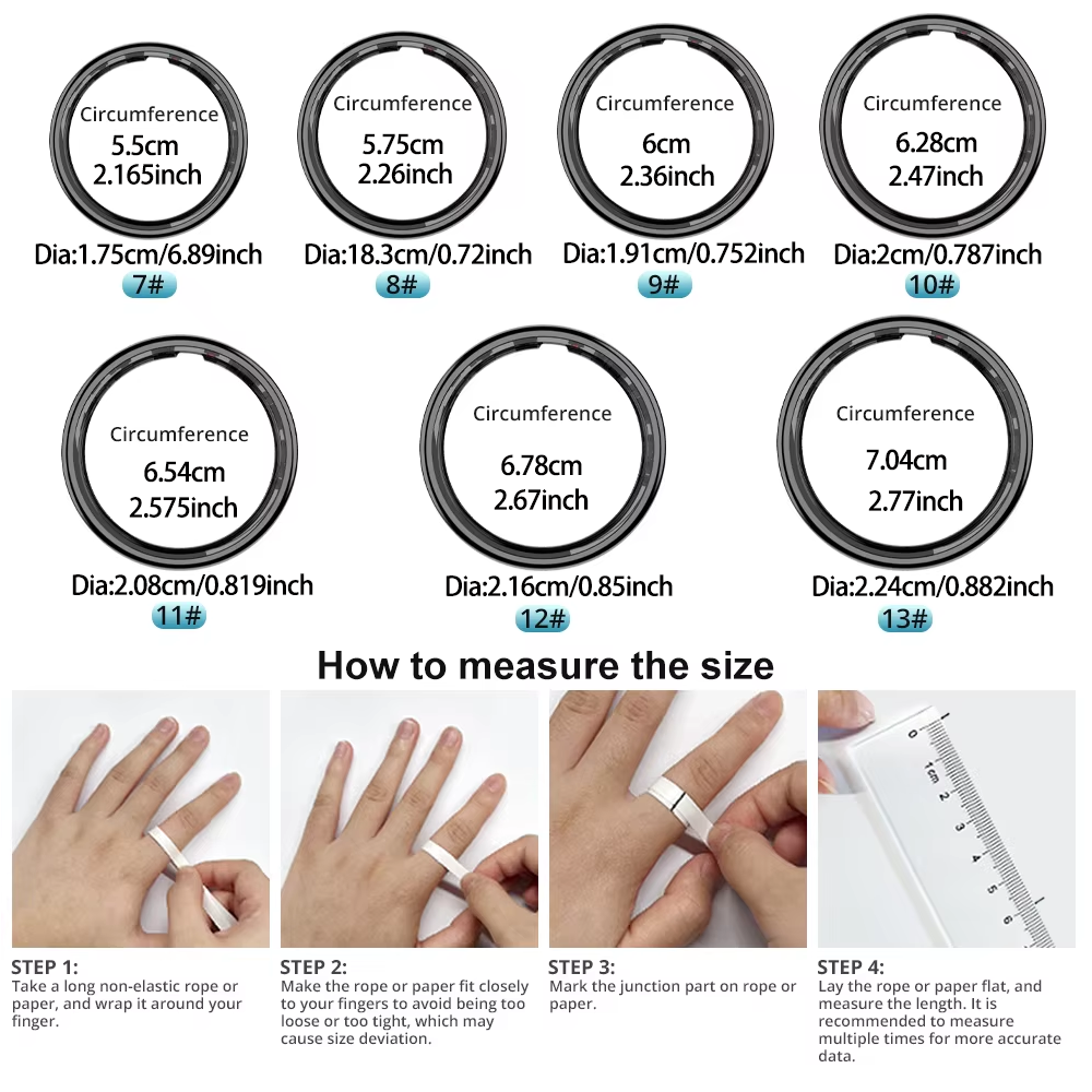 R09 Smart Ring Men Women with  - Blood Oxygen Monitor incelemesi ve fiyatı
