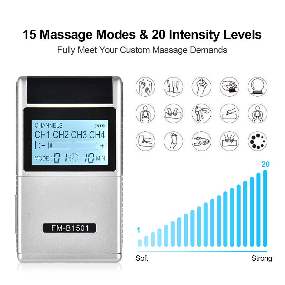 8 Electrode Pads 15 Mode Healt - Tens Pain Relief Unit incelemesi ve fiyatı