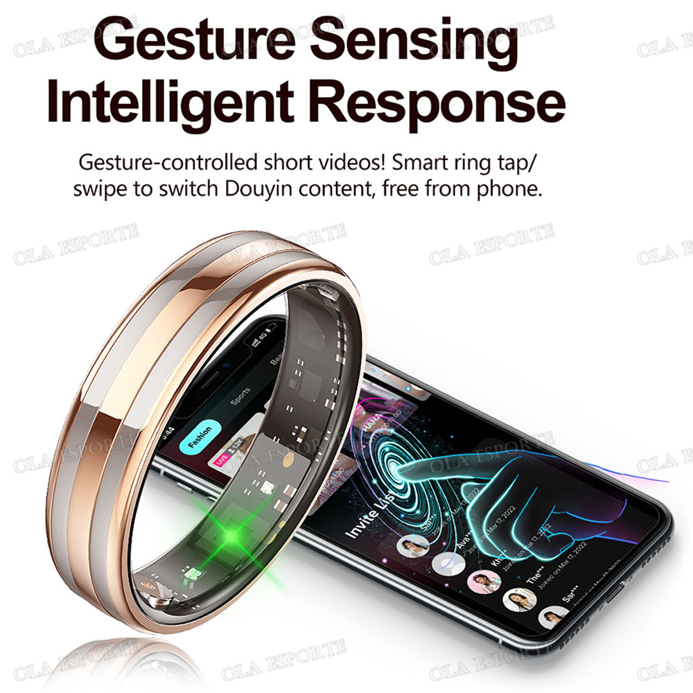Gesture Sensing Smart Ring Hea - Blood Oxygen Monitor incelemesi ve fiyatı